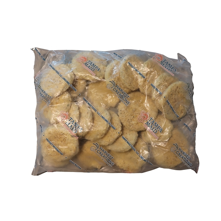 HARVEST CREATIONS SLICED ROUND GREEN BREADED TOMATO