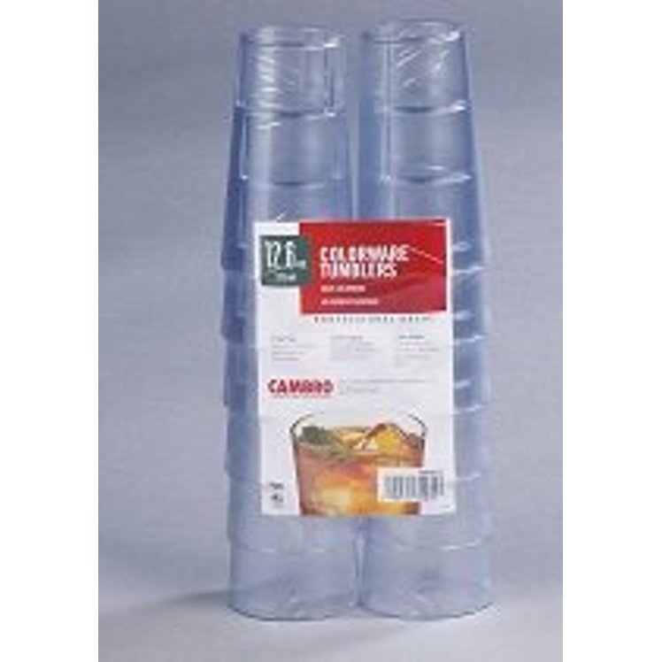 CAMBRO SAN PLASTIC TUMBLER 12 OUNCE CLEAR