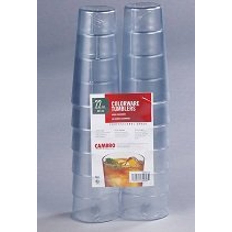 CAMBRO TUMBLER 22 OUNCE SAN PLASTIC CLEAR