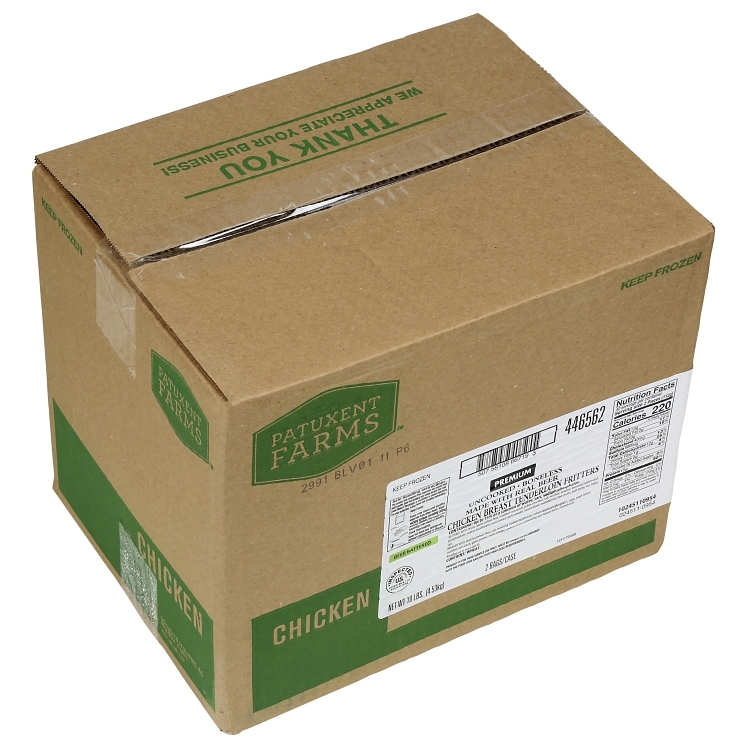 PATUXENT FARMS PREMIUM CHICKEN TENDERLOINS BEER BATTERED PARFRIED