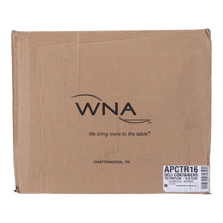 WNA COMET WNA DELI SERVE DELI CONTAINER CLEAR ROUND 16 OZ