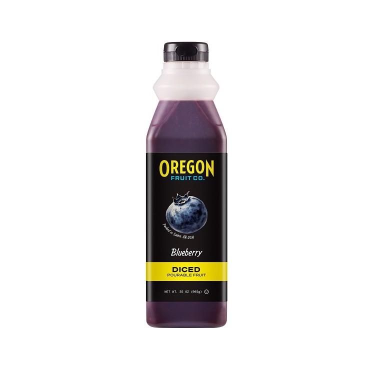 OREGON FRUIT CO. BLUEBERRY DICED POURABLE FRUIT FROZEN