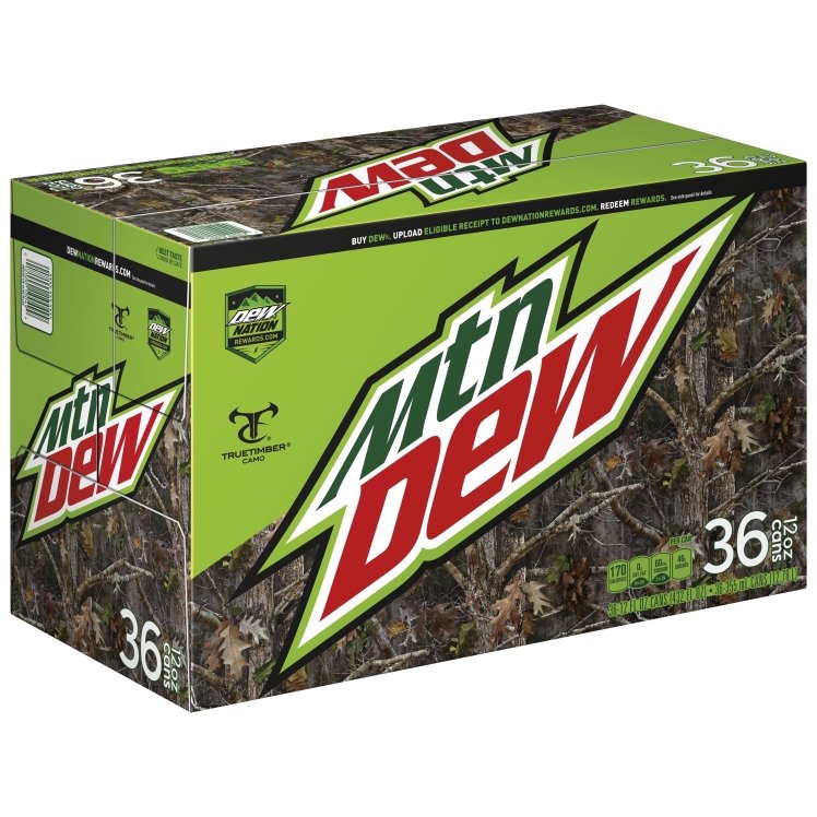 MOUNTAIN DEW 36/12 OZ