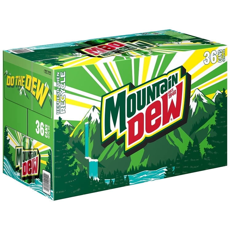 MOUNTAIN DEW 36/12 OZ