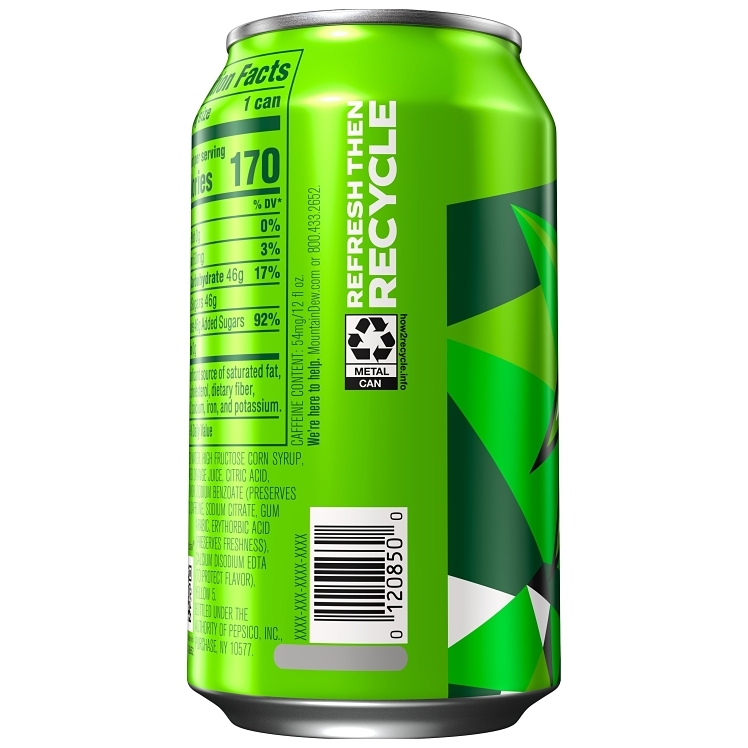 MOUNTAIN DEW 36/12 OZ