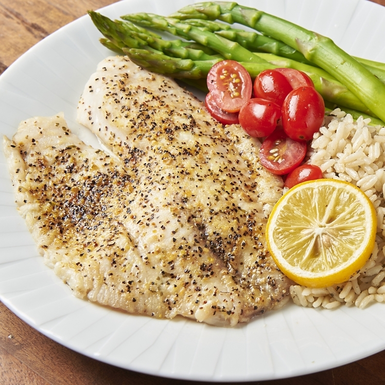 HARBOR BANKS TILAPIA FILLET BONELESS SHALLOW SKINNED RAW IQF 7-9 OZ