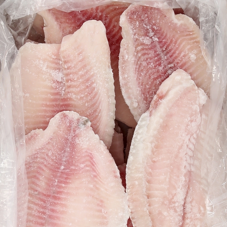 HARBOR BANKS TILAPIA FILLET BONELESS SHALLOW SKINNED RAW IQF 7-9 OZ