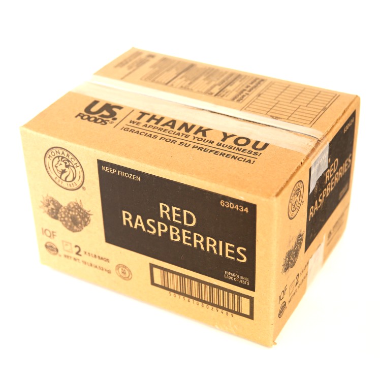 MONARCH FROZEN RED WHOLE IQF RASPBERRIES BAG