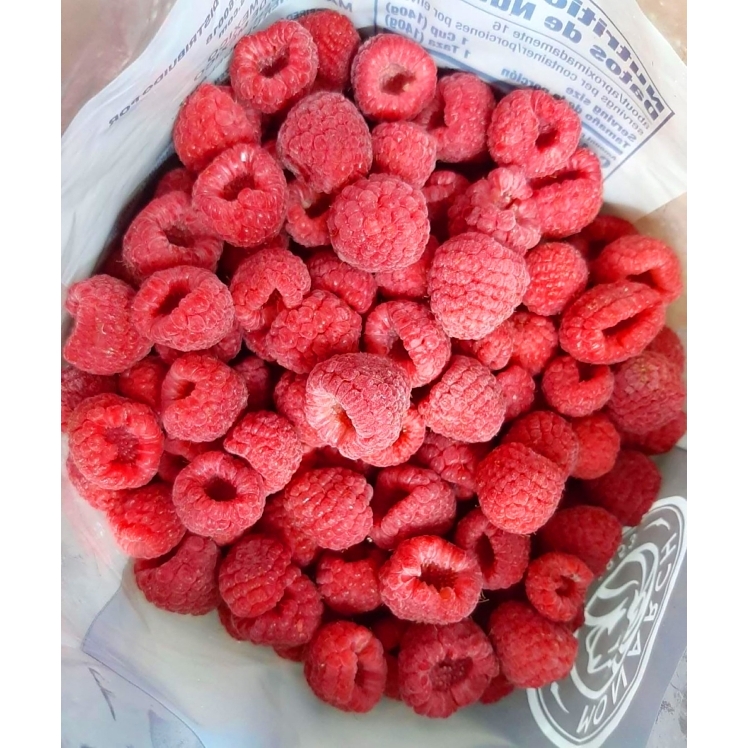 MONARCH FROZEN RED WHOLE IQF RASPBERRIES BAG
