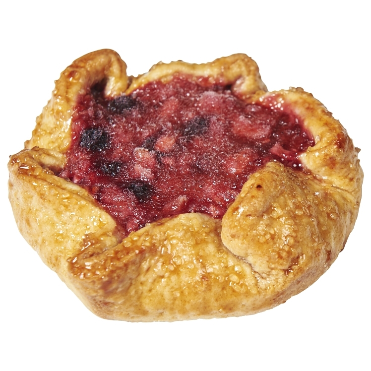 CHEF'S LINE TRIPLE BERRY RUSTIC TART 4 INCH SINGLE SERVINGS