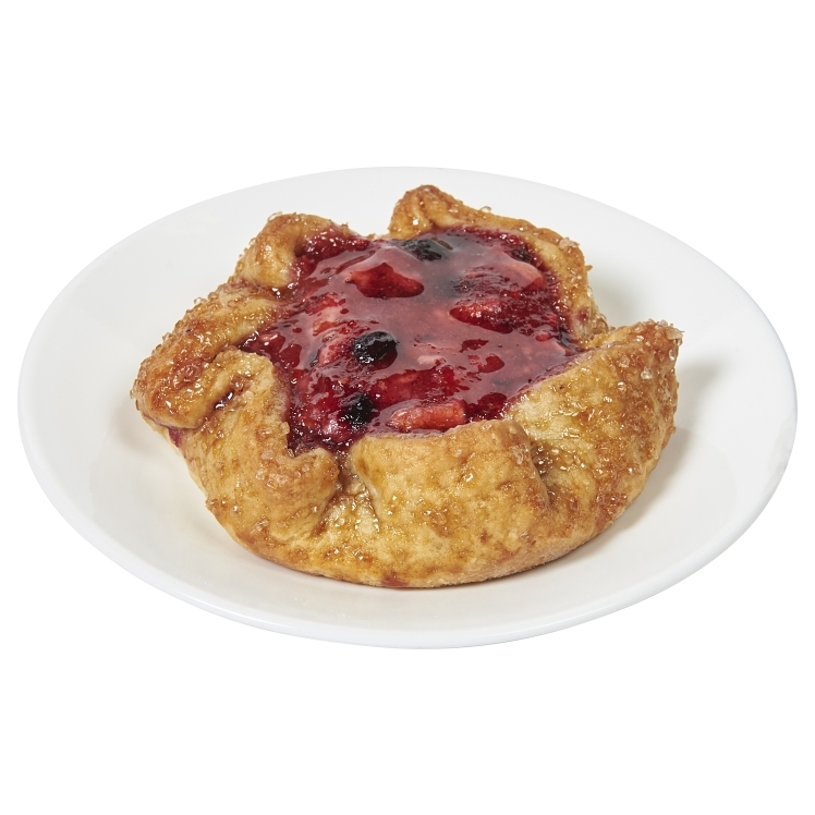 CHEF'S LINE TRIPLE BERRY RUSTIC TART 4 INCH SINGLE SERVINGS