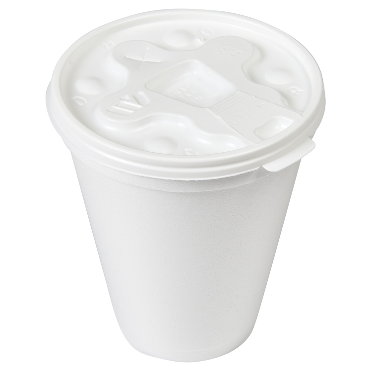 MONOGRAM LID CUP 12-24 OZ TEAR TAB PLASTIC