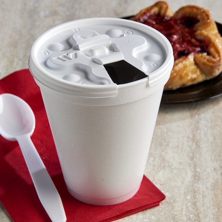 MONOGRAM LID CUP 12-24 OZ TEAR TAB PLASTIC