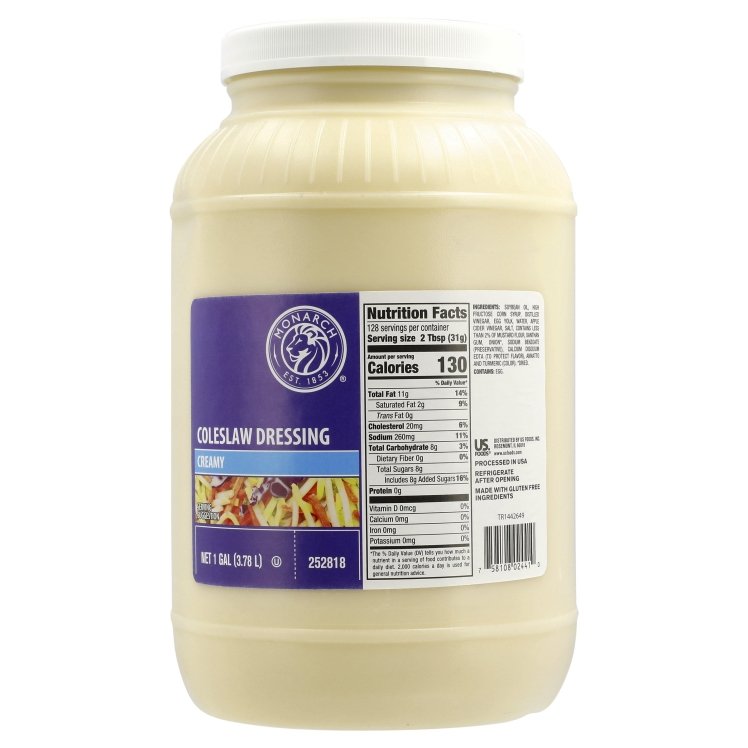 MONARCH CREAMY COLESLAW DRESSING 1 GAL