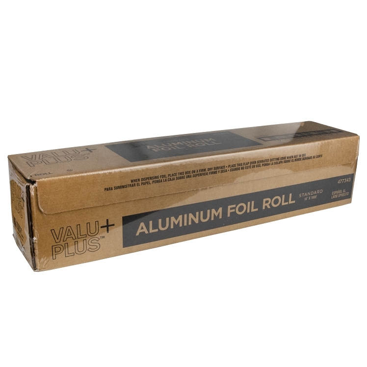 VALU PLUS FOIL 18 X 1000' STANDARD ALUMINUM FOIL ROLL
