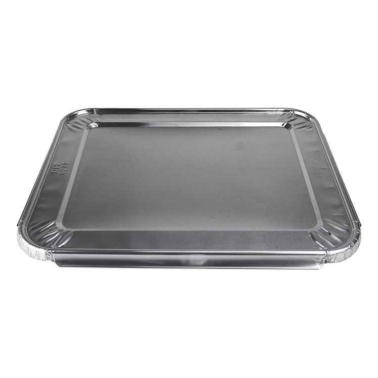 MONOGRAM LID, PAN 1/2 SIZE FLAT ALUMINUM SILVER