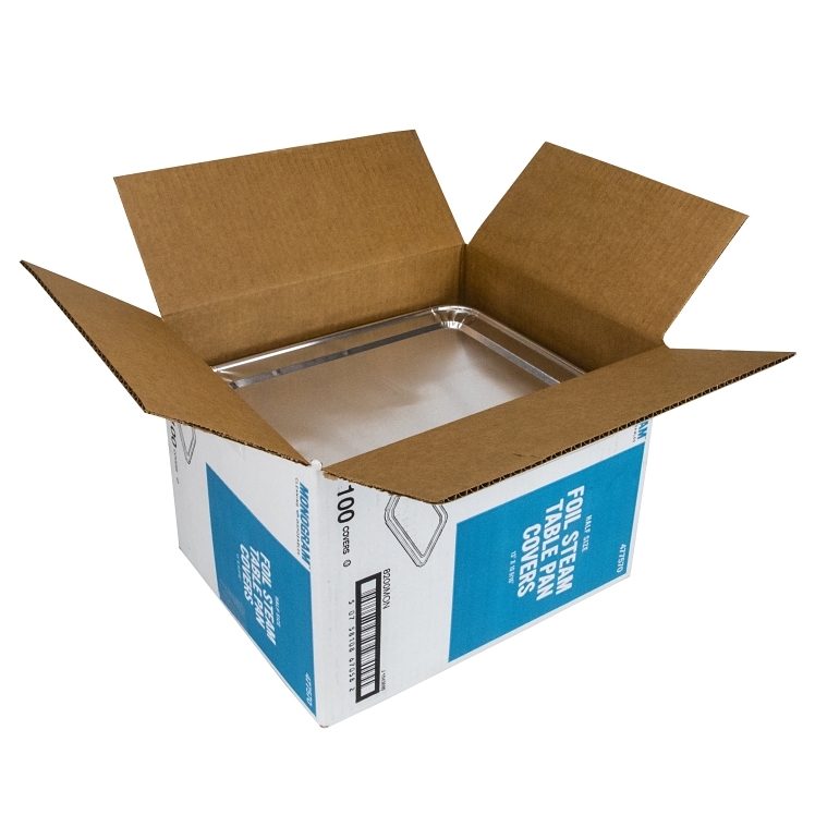 MONOGRAM LID, PAN 1/2 SIZE FLAT ALUMINUM SILVER