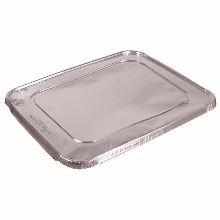 MONOGRAM LID, PAN 1/2 SIZE FLAT ALUMINUM SILVER