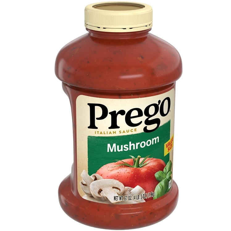 PREGO ITALIAN STYLE SPAGHETTI SAUCE WITH MUSHROOM