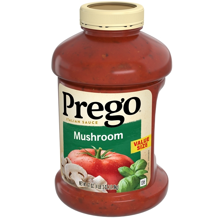 PREGO ITALIAN STYLE SPAGHETTI SAUCE WITH MUSHROOM