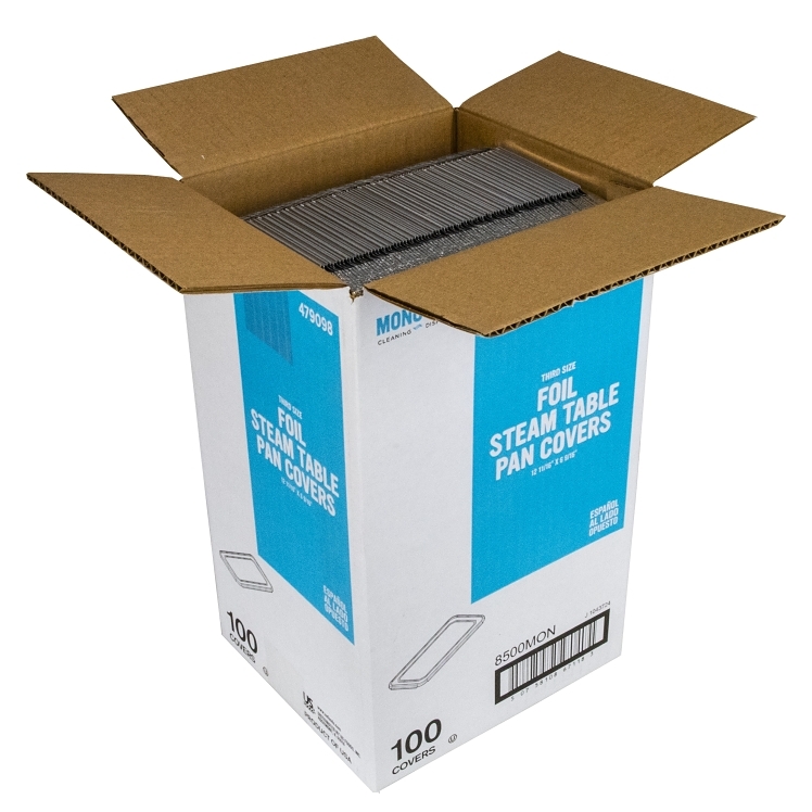 MONOGRAM 1/3 SIZE FOIL STEAM TABLE PAN COVERS