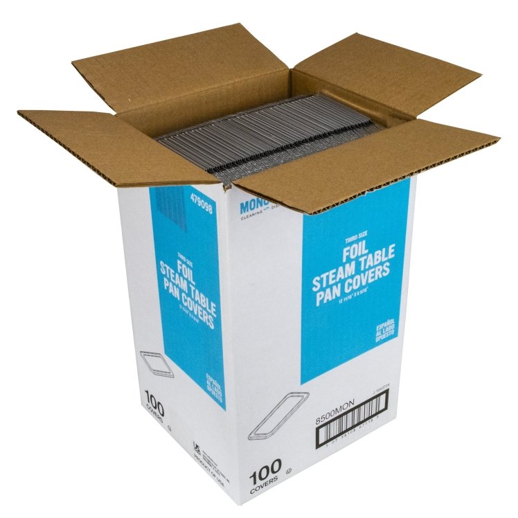 MONOGRAM 1/3 SIZE FOIL STEAM TABLE PAN COVERS