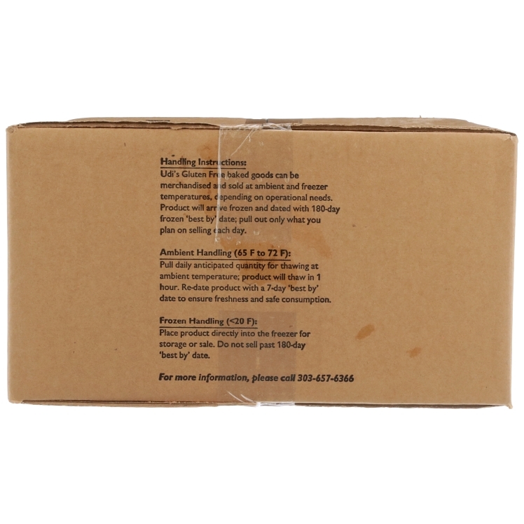 UDI'S CLASSIC HOT DOG BUN GLUTEN FREE 6/6/2.2OZ FROZEN