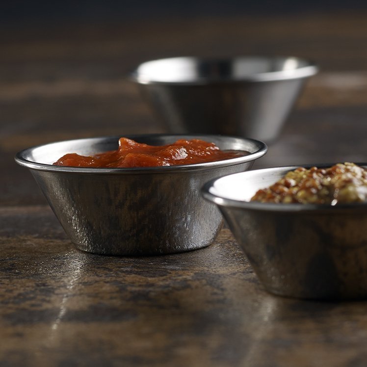 SUPERIOR/CES SMOOTH ROUND STAINLESS STEEL RAMEKIN 1.5 OUNCE