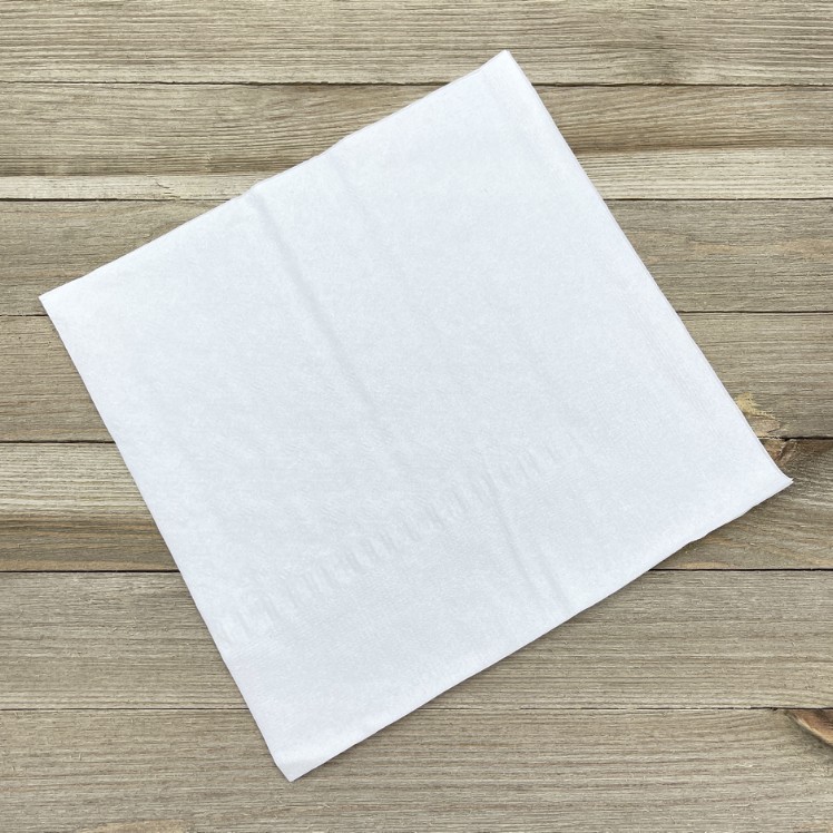 VALU PLUS NAPKIN DINNER WHITE 17X17 1 PLY