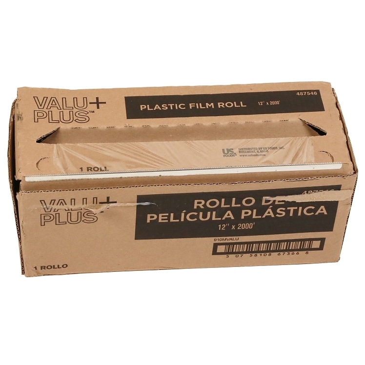 VALU PLUS FILM 12 INCHES X 2000 FEET PLASTIC ROLL CUTTER