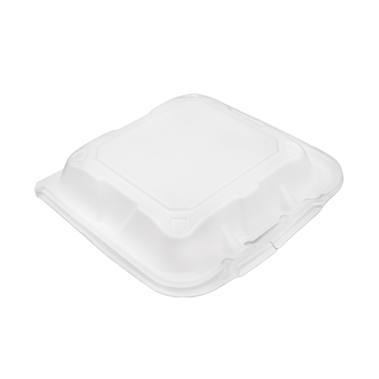 VALU PLUS CONTAINER, FOAM 8 X 8.5 3 COMPARTMENT WHITE