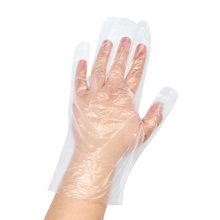 VALU PLUS SMALL CLEAR EMBOSSED POLYETHYLENE GLOVES