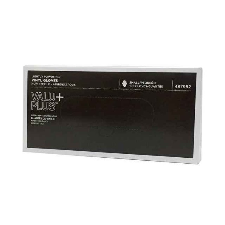 VALU PLUS POWDERED LIGHTLY SMALL VINYL GLOVE