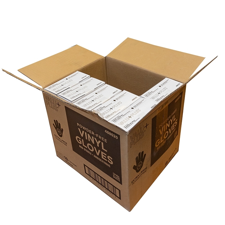 GLOVE, VINYL XL PF NTRL AMBDX