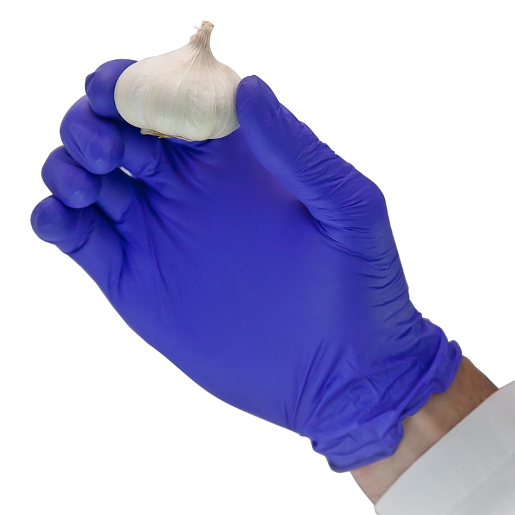 MONOGRAM LARGE POWDER FREE BLUE NITRILE GLOVES