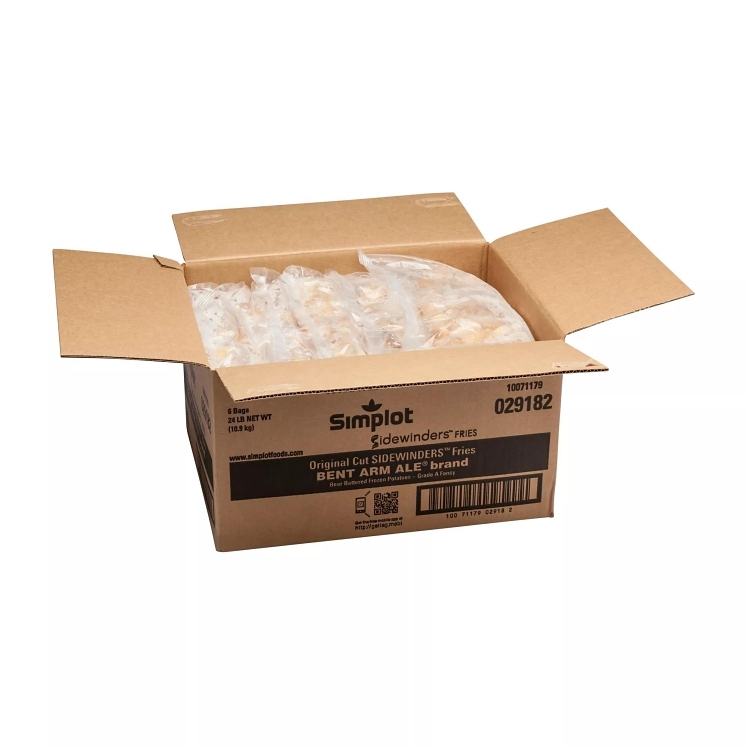 Simplot Original Cut Sidewinders Fries Bent Arm Ale Brand
