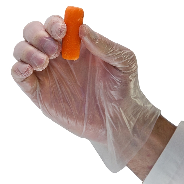 GLOVE, POLY LG CLR STCH AMBDX