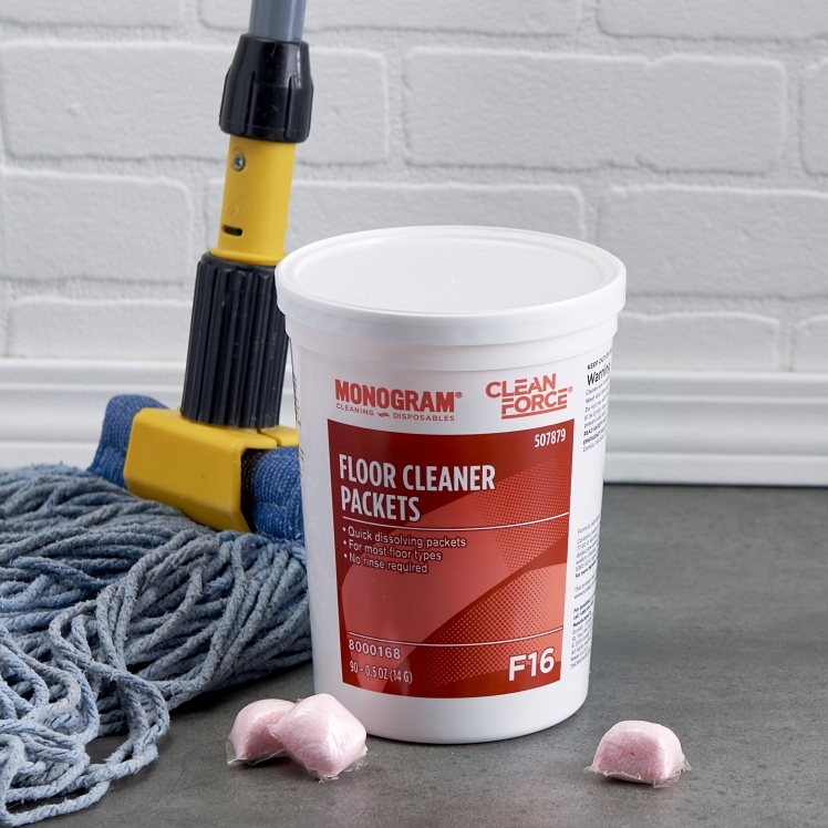 MONOGRAM / CLEAN FORCE FLOOR NEUTRAL POWDER CLEANER