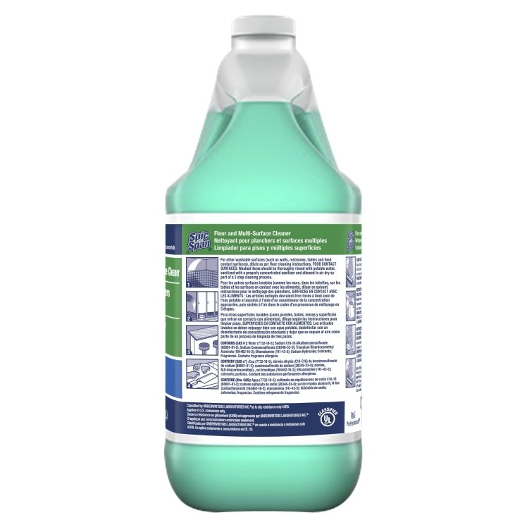 SPIC AND SPAN CLEANER, FLOOR MP LIQUID GREEN