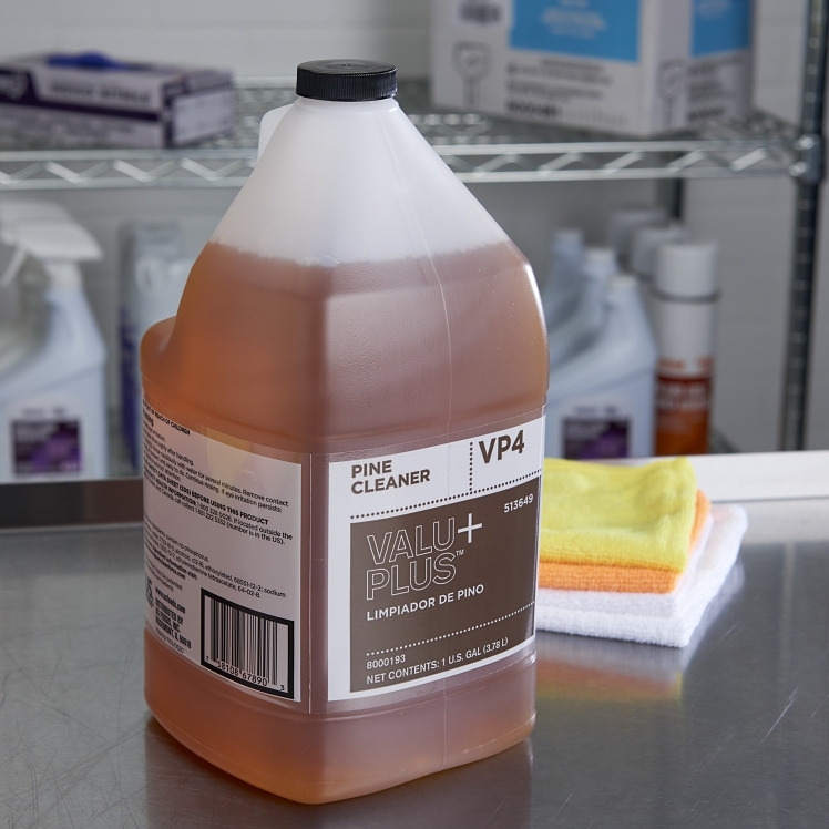VALU PLUS CLEANER, ALL PURPOSE VP4 LIQUID JUG AMBER