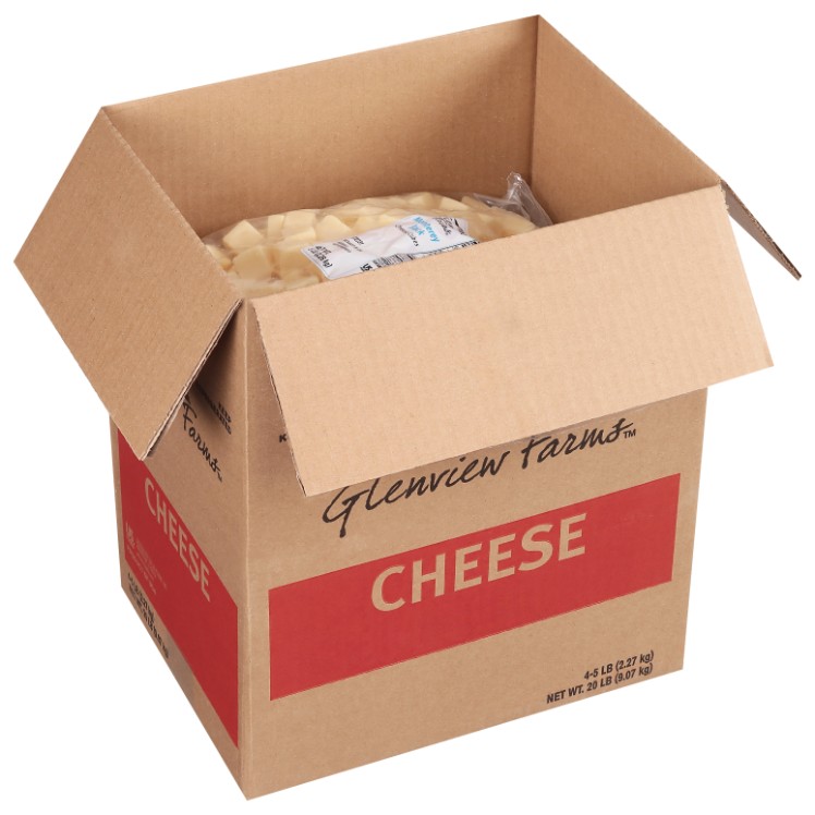 GLENVIEW FARMS MONTEREY JACK CHEESE CUBED .75 INCH