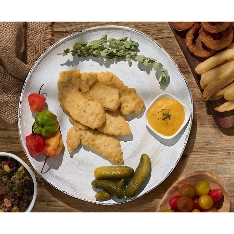 PATUXENT FARMS PREMIUM CHICKEN TENDERLOINS BREADED RAW GOLDEN LIGHT PEPPER SMALL