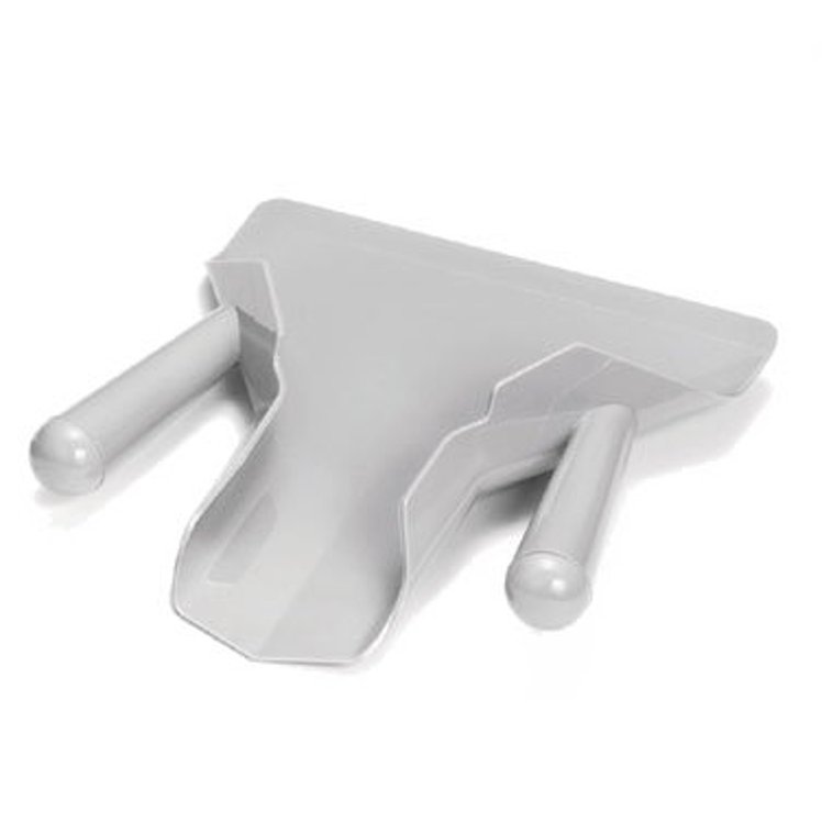 TABLECRAFT SCOOP FRENCH FRY PLASTIC GRAY DUAL HANDLE