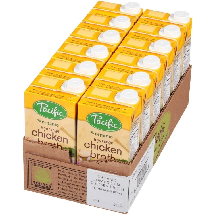 PACIFIC NATURAL FOODS ORGANIC LOW SODIUM CHICKEN BROTH