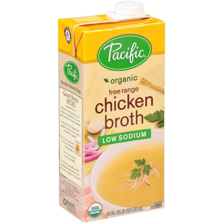 PACIFIC NATURAL FOODS ORGANIC LOW SODIUM CHICKEN BROTH