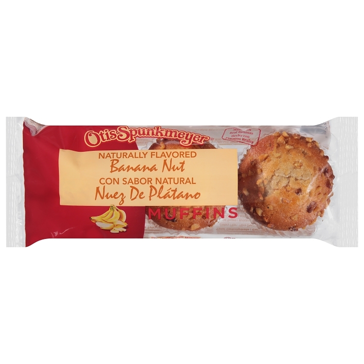 OTIS SPUNKMEYER TRAY PACK BANANA NUT MUFFIN 4 OZ FROZEN