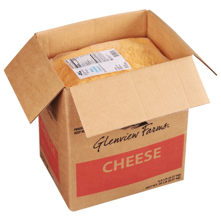 GLENVIEW FARMS MILD CHEDDAR CHEESE SHREDDED