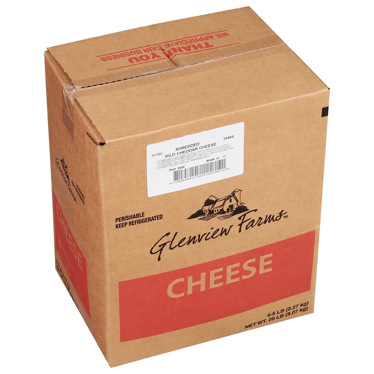 GLENVIEW FARMS MILD CHEDDAR CHEESE SHREDDED
