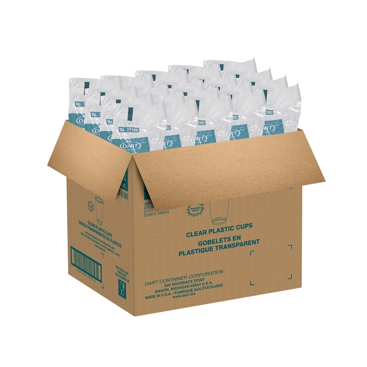SOLO DART 10 OZ ULTRA CLEAR PLASTIC COLD CUP