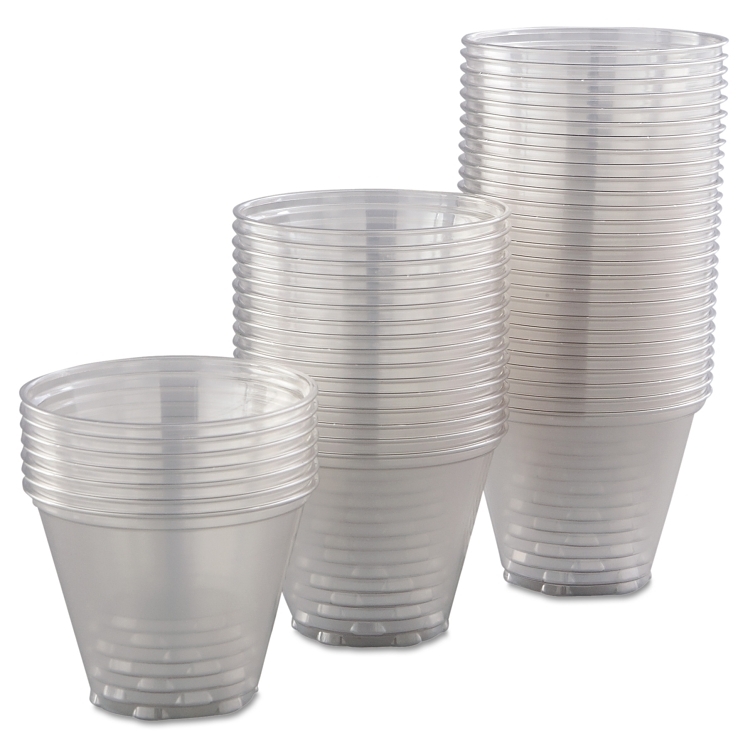 DART COLD CUP CLEAR PLASTIC 9 OZ USE 662 LIDS